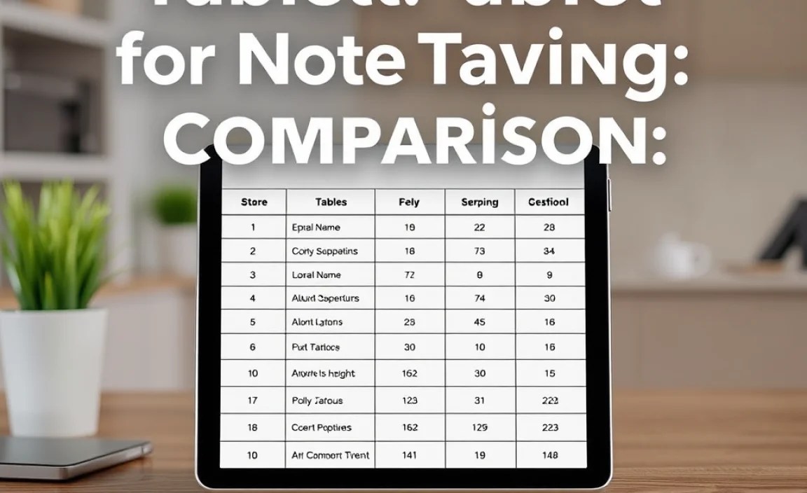 A Quick Comparison Table