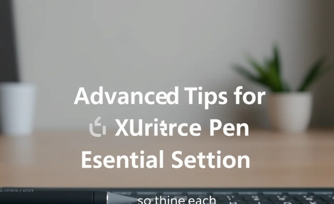 Advanced Tips for Surface Pen Optimization