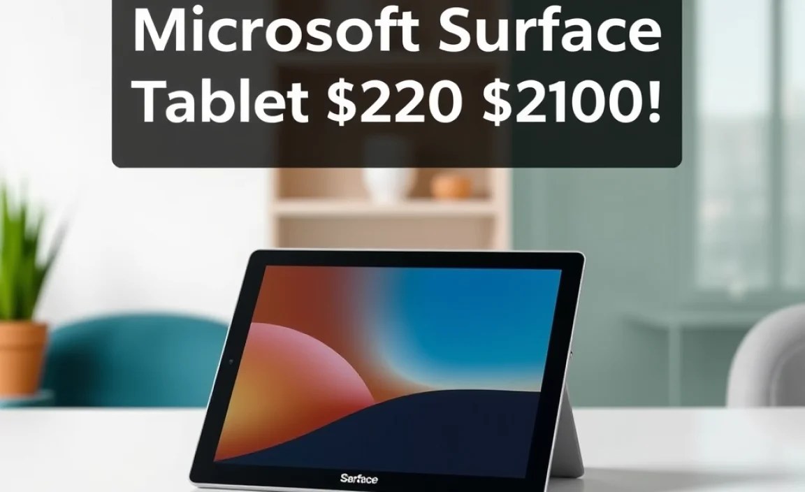 Affordability Of Microsoft Surface Tablets