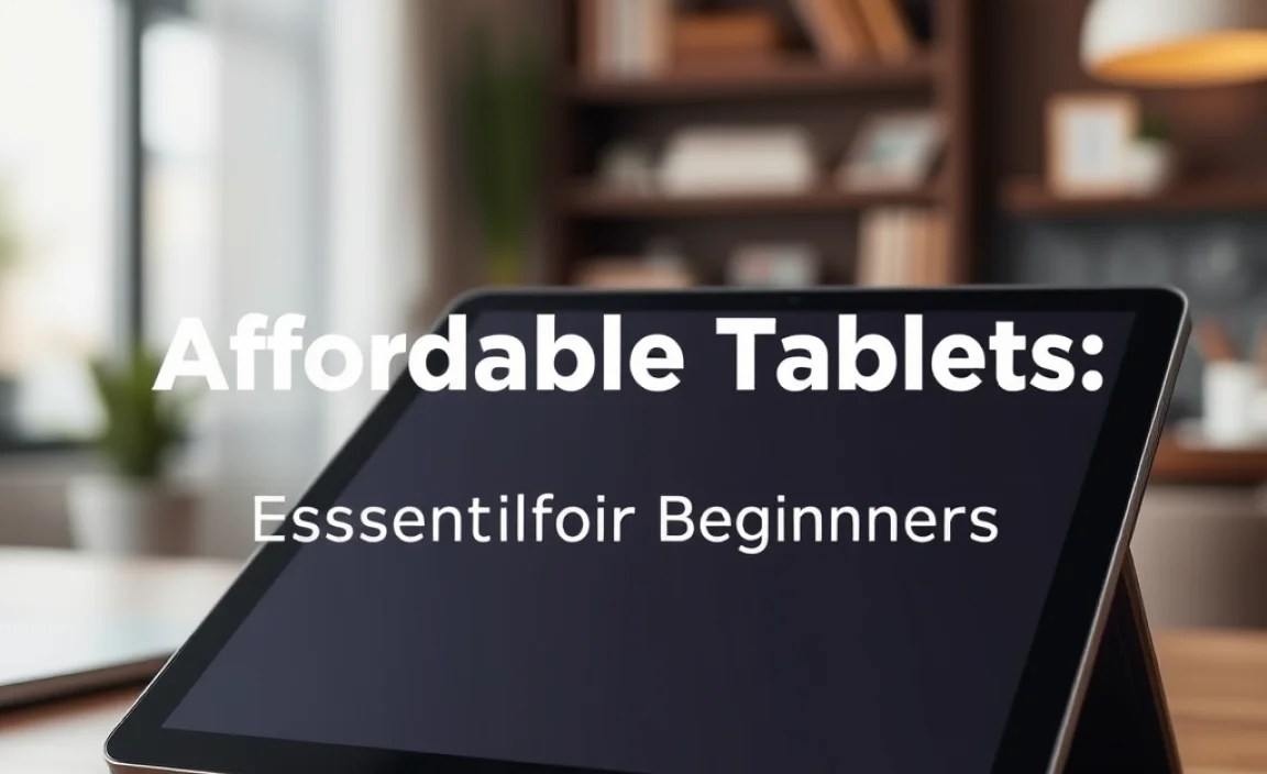 Affordable Tablets: Essential for Beginners