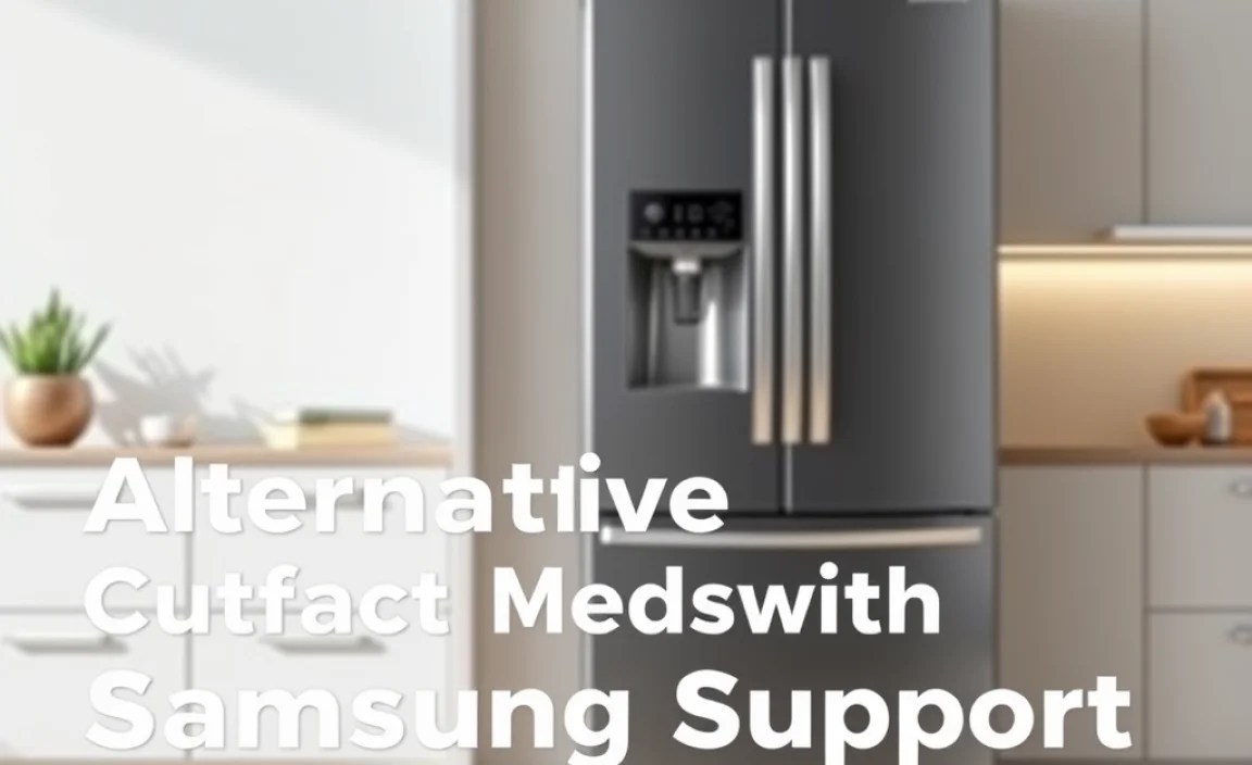 Alternative Contact Methods with Samsung Support