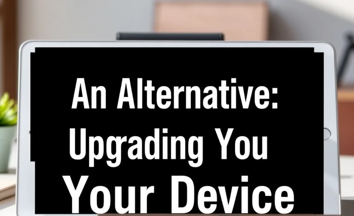 An Alternative: Upgrading Your Device