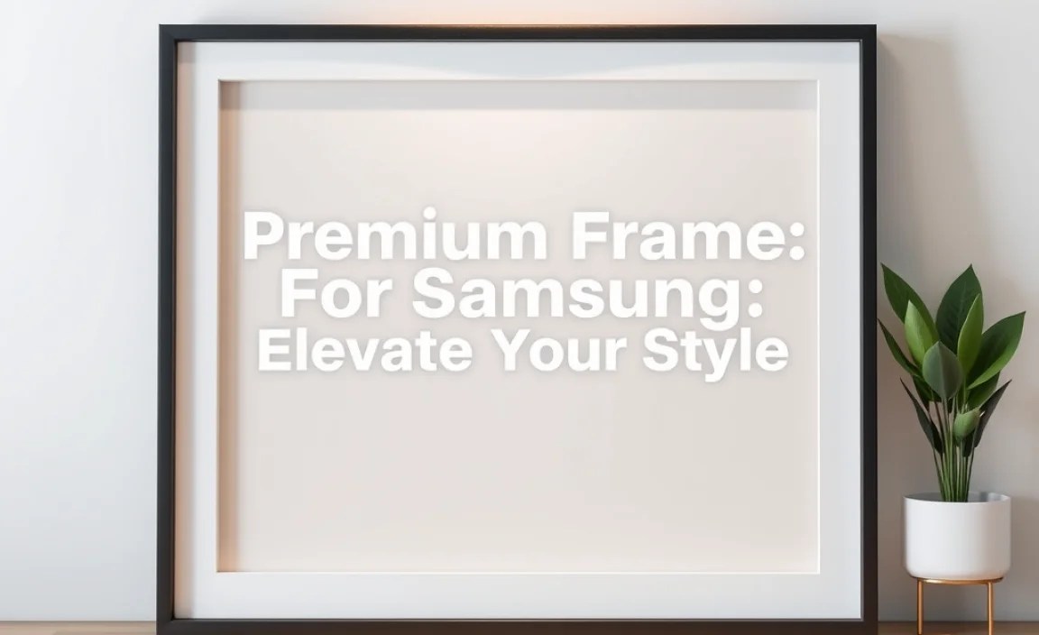 Available Frame Styles and Options