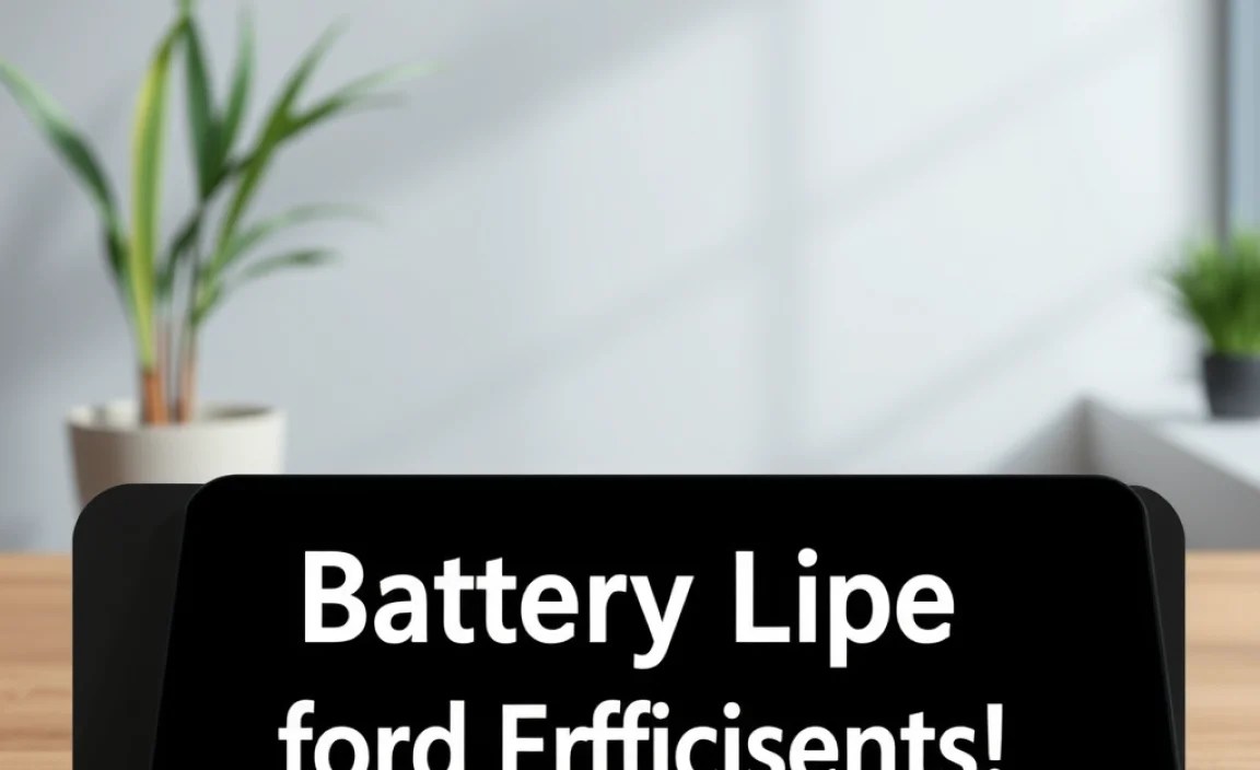 Battery Life and Efficiency