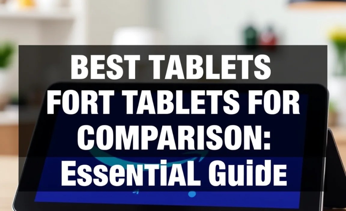 Best Tablets For Amazon Prime Comparison: Essential Guide