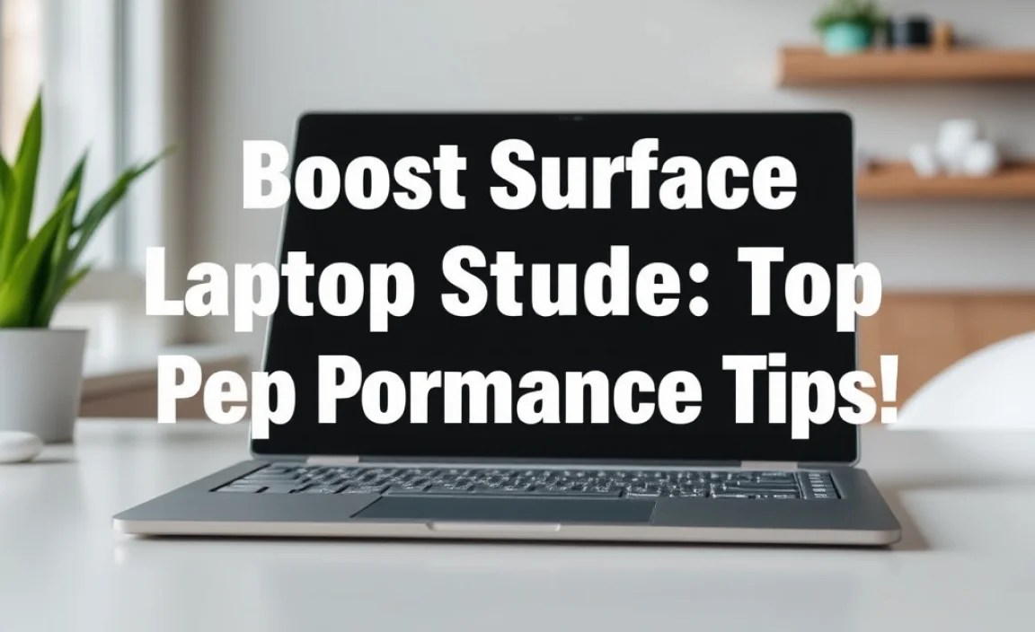 Boost Surface Laptop Studio: Top Performance Tips!