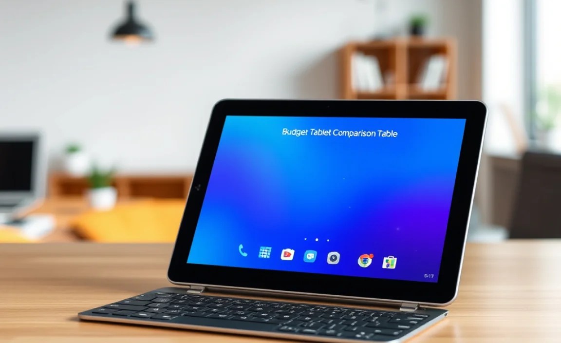 Budget Tablet Comparison Table