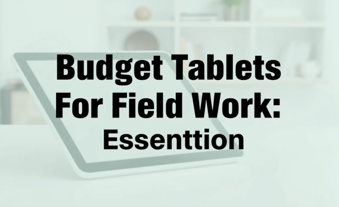 Budget Tablets For Field Work: Essential Comparison
