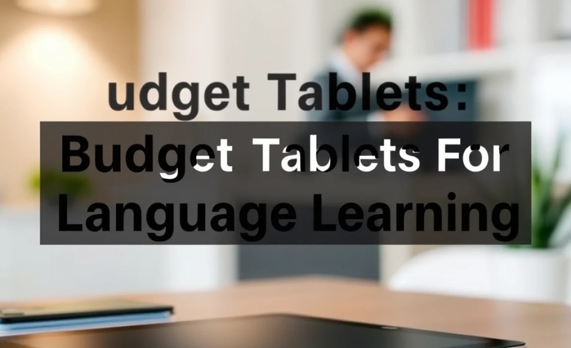 Budget Tablets For Language Learning: Essential Guide