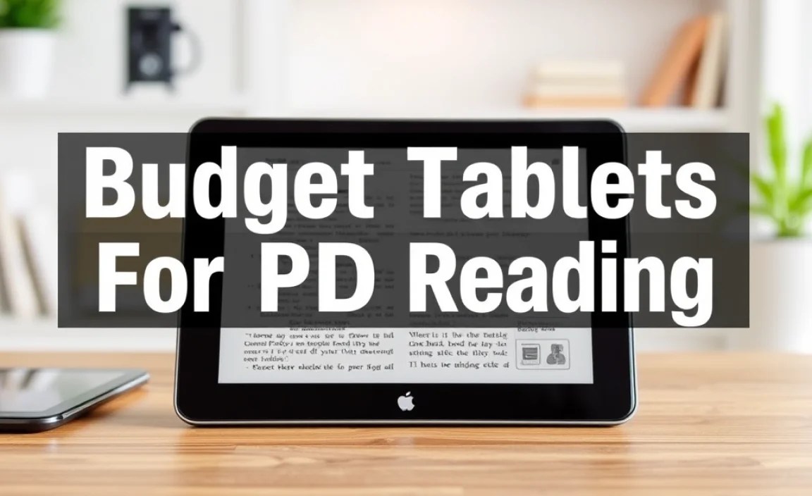 Budget Tablets For PDF Reading: Essential Guide