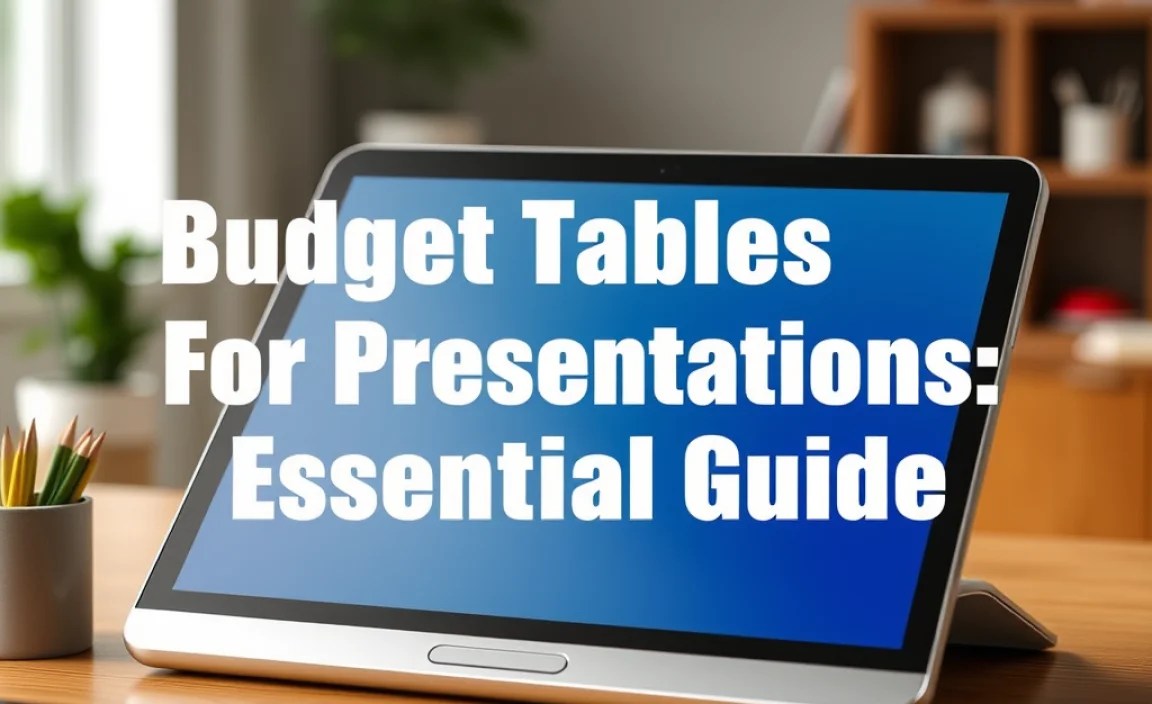 Budget Tablets For Presentations: Essential Guide