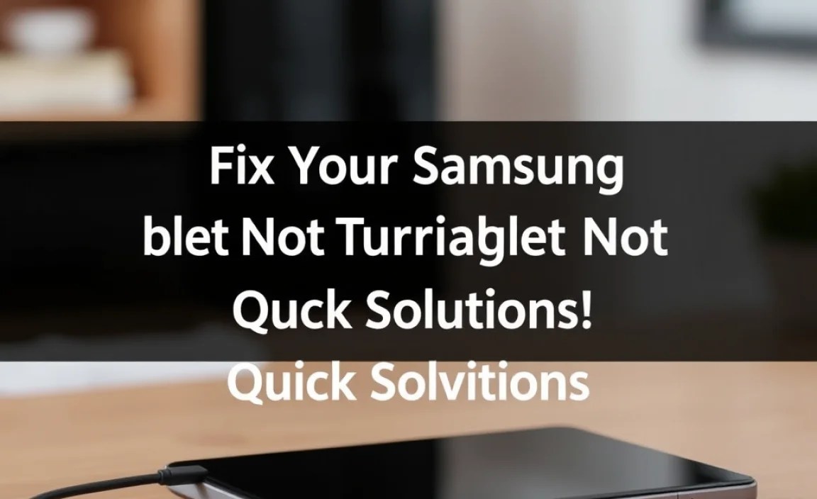 Charging Your Samsung Tablet Properly