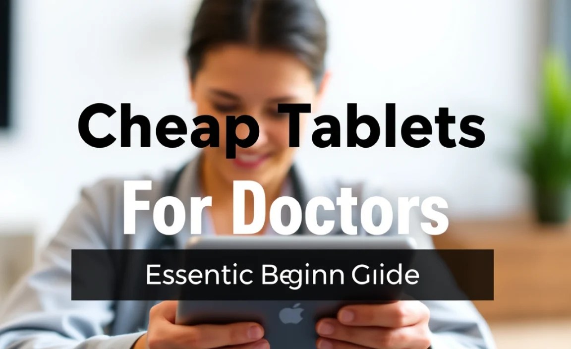 Cheap Tablets For Doctors: Essential Beginner Guide