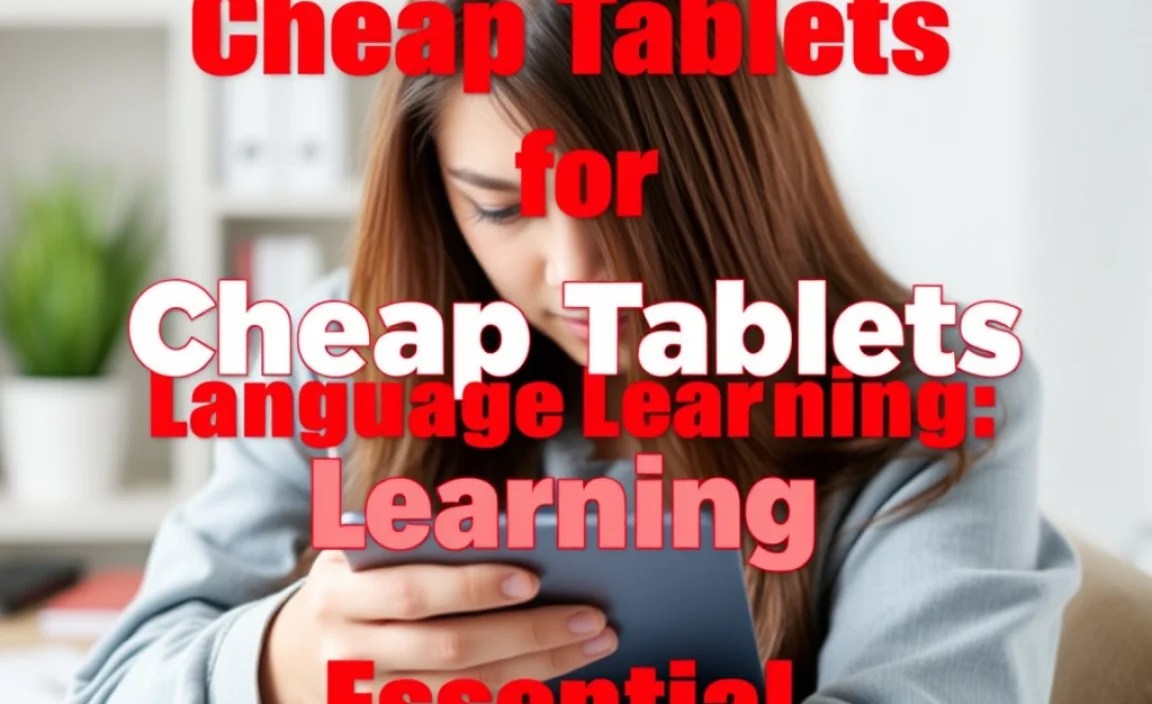Cheap Tablets For Language Learning: Proven Essential