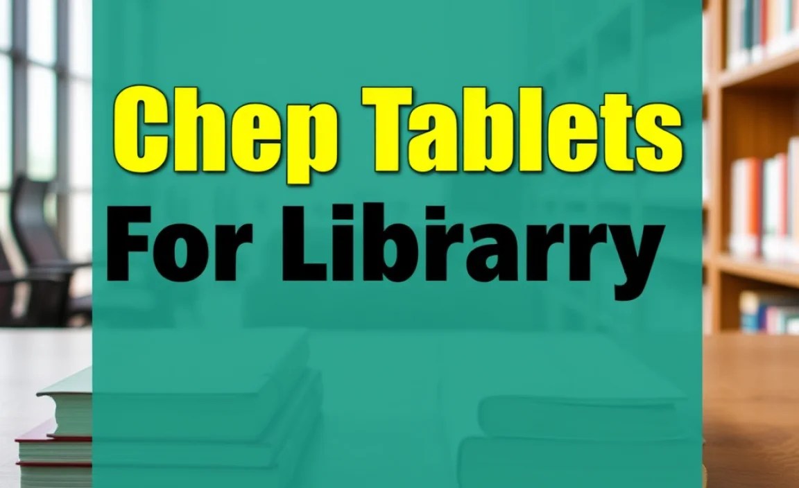 Cheap Tablets For Library Review: Essential Guide