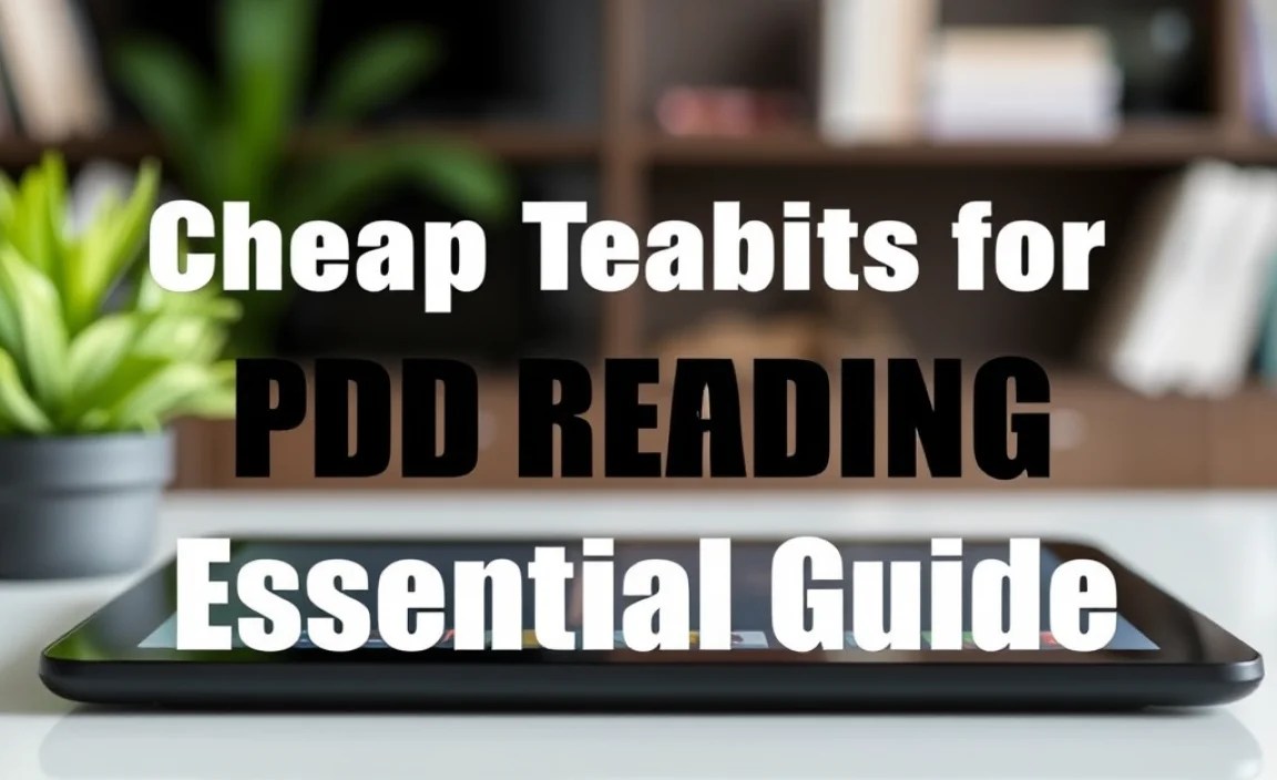 Cheap Tablets for PDF Reading: Essential Guide