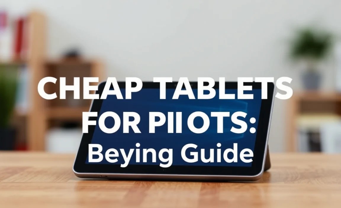 Cheap Tablets For Pilots: Genius Buying Guide