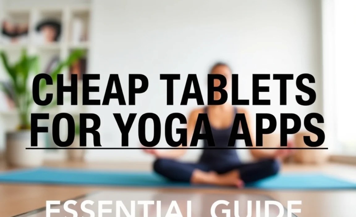 Cheap Tablets For Yoga Apps: Essential Guide