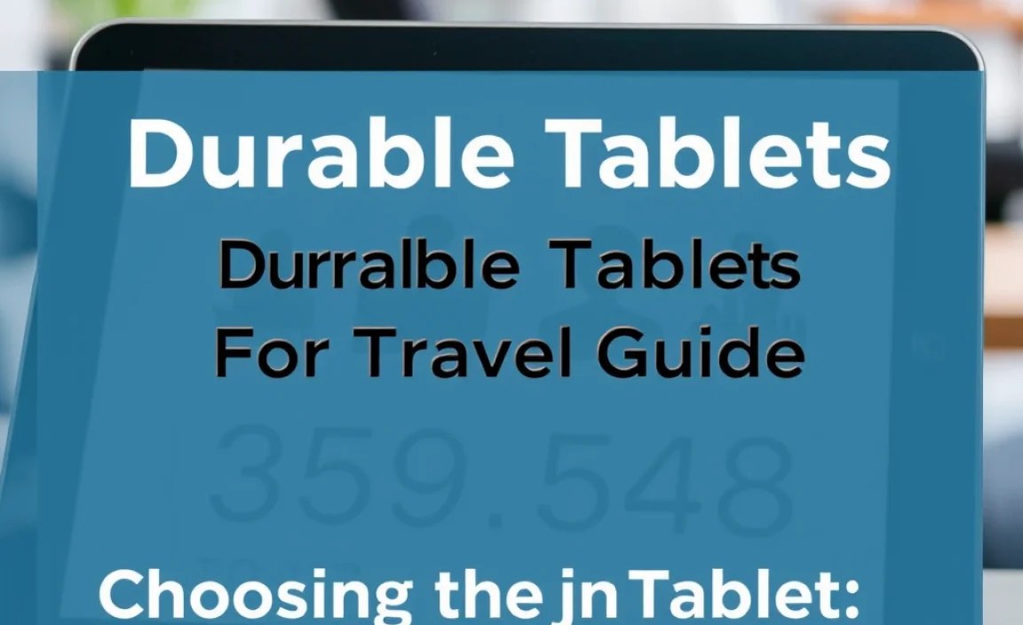 Choosing the Right Tablet: A Comparison Table