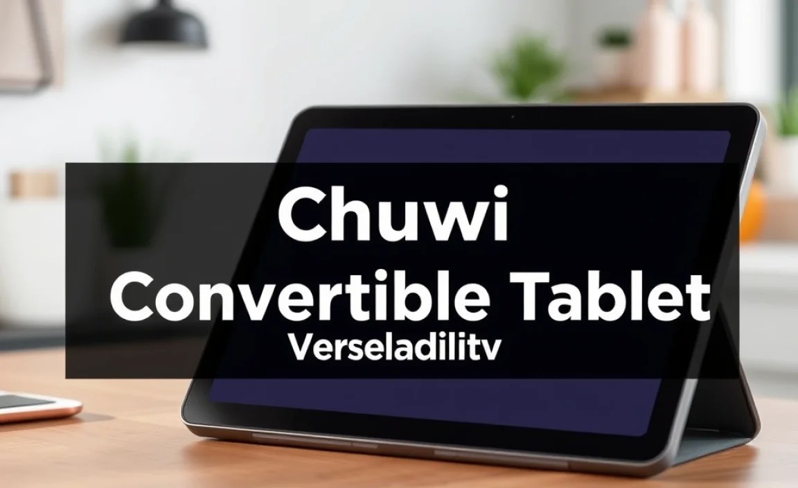 Chuwi Convertible Tablet Versatility