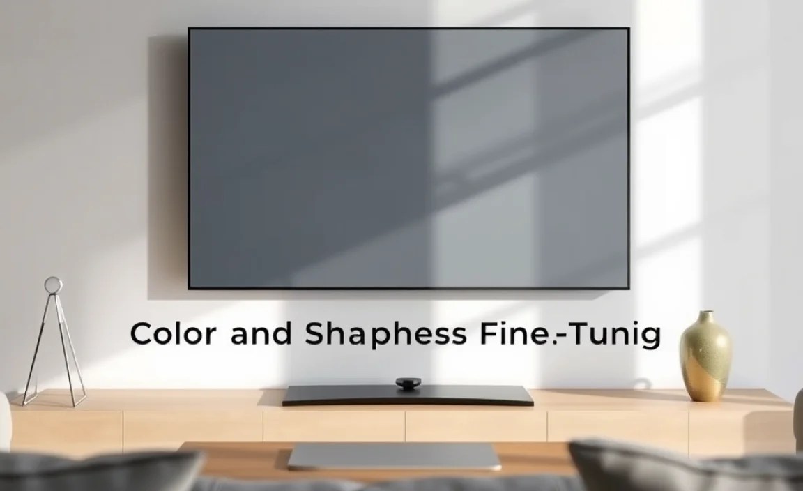 Color and Sharpness Fine-Tuning