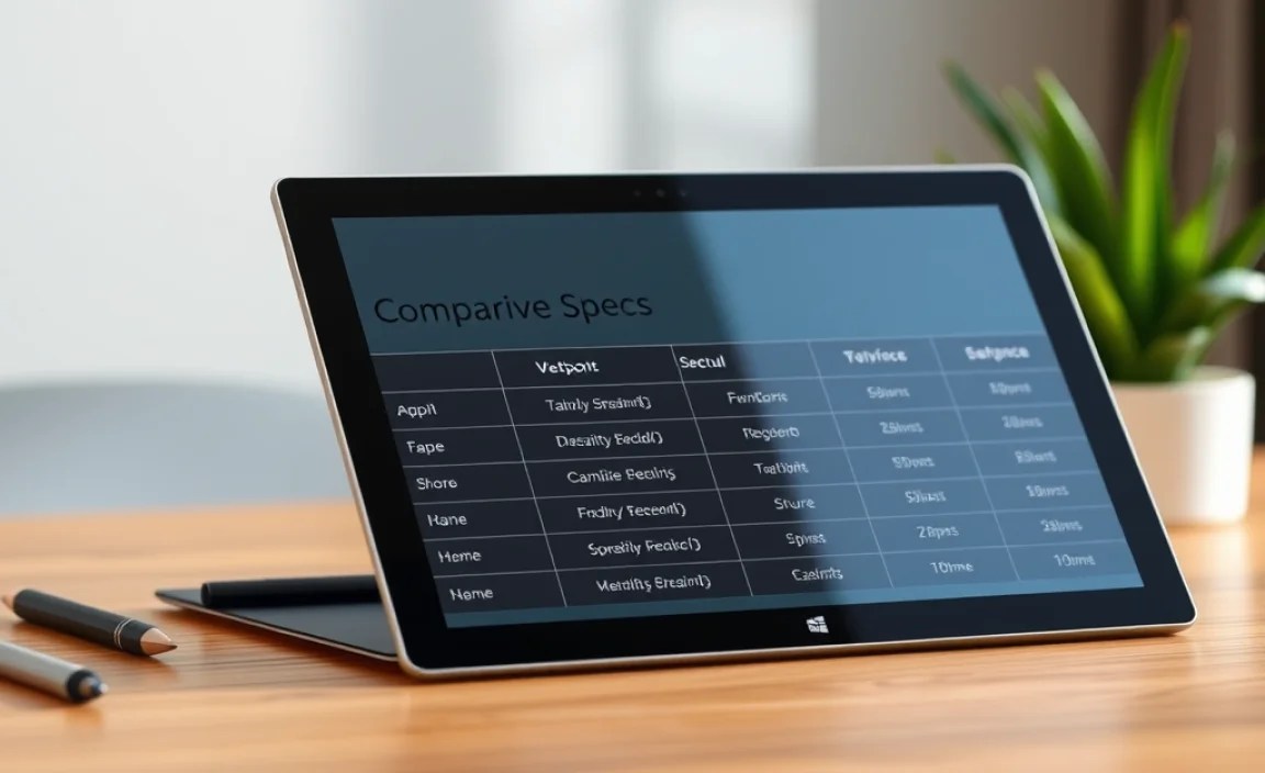 Comparative Specs Table