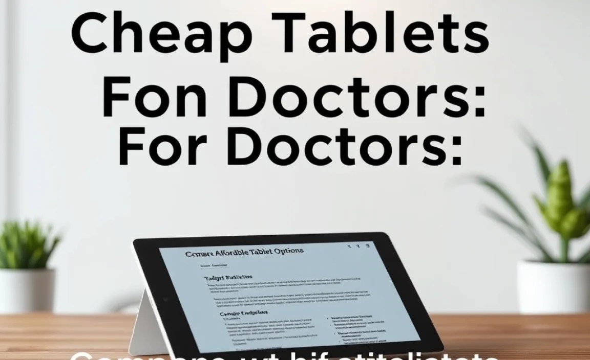 Comparing Affordable Tablet Options