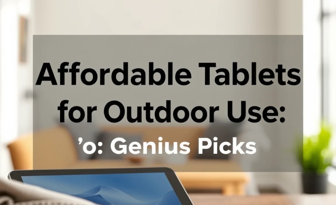 Comparing Affordable Tablets for Outdoor Use