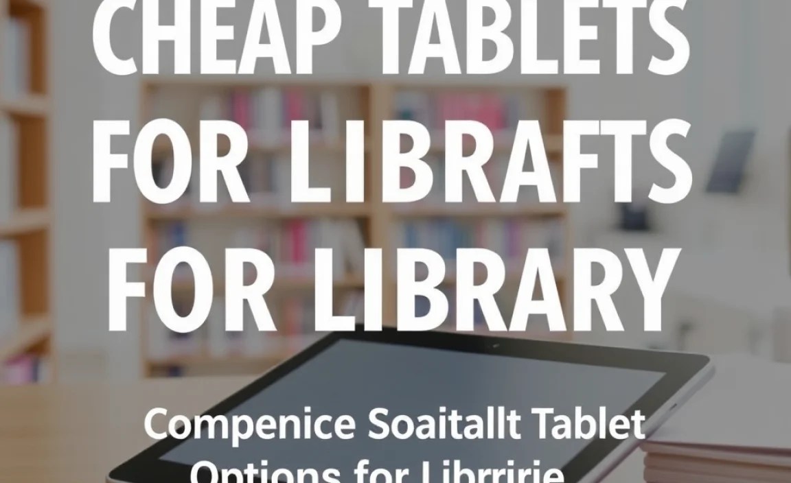 Comparing Budget Tablet Options for Libraries