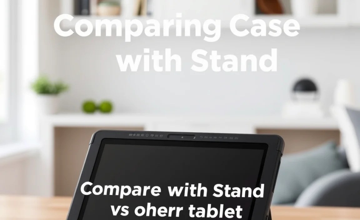 Comparing Case with Stand vs. Other Tablet Accessories