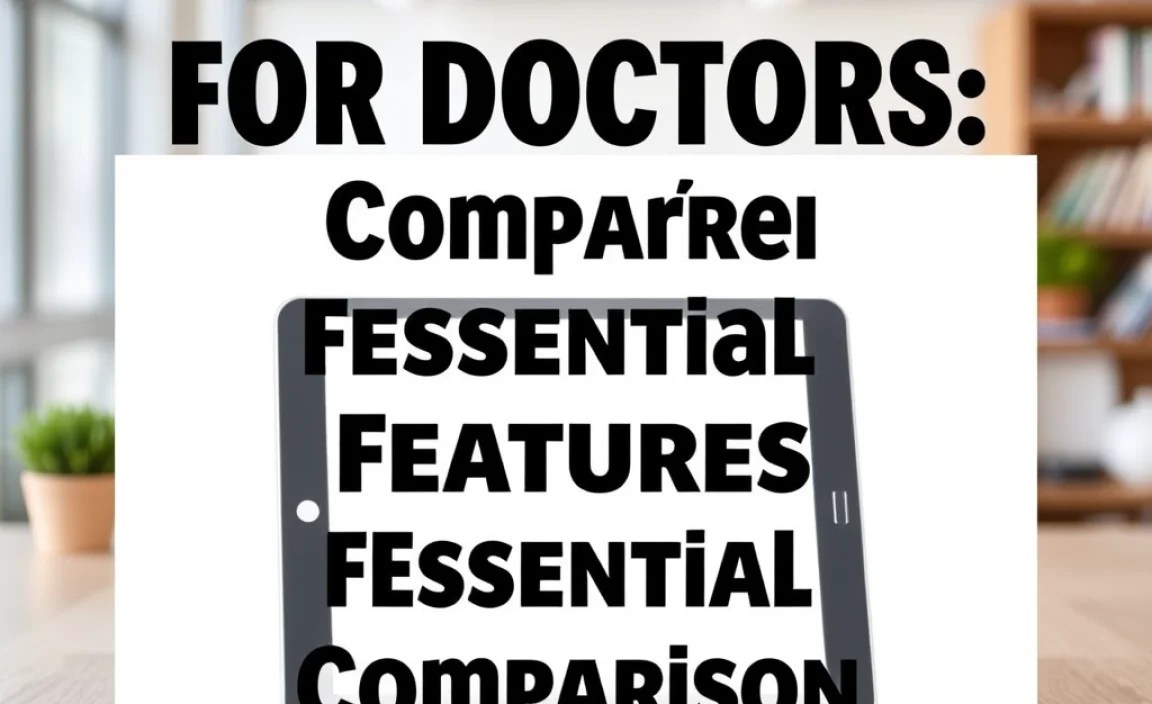 Comparing Essential Features for Doctors
