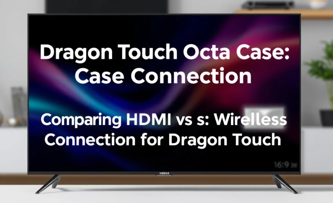 Comparing HDMI vs. Wireless Connection for Dragon Touch