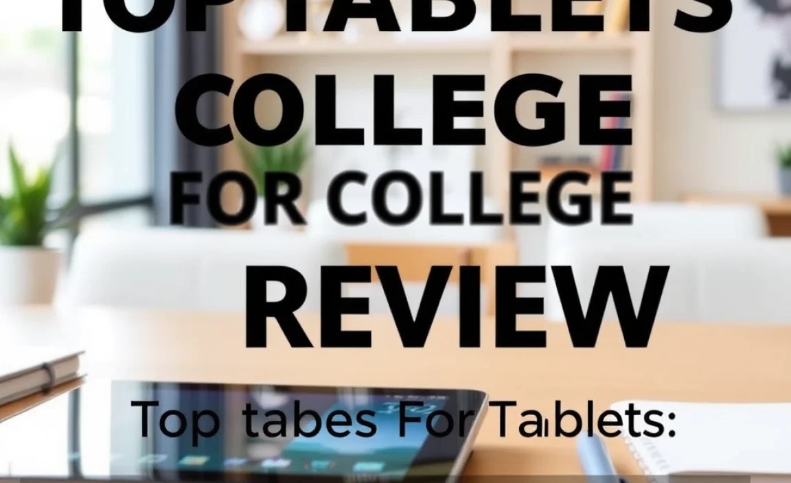 Comparing Key College Tablets