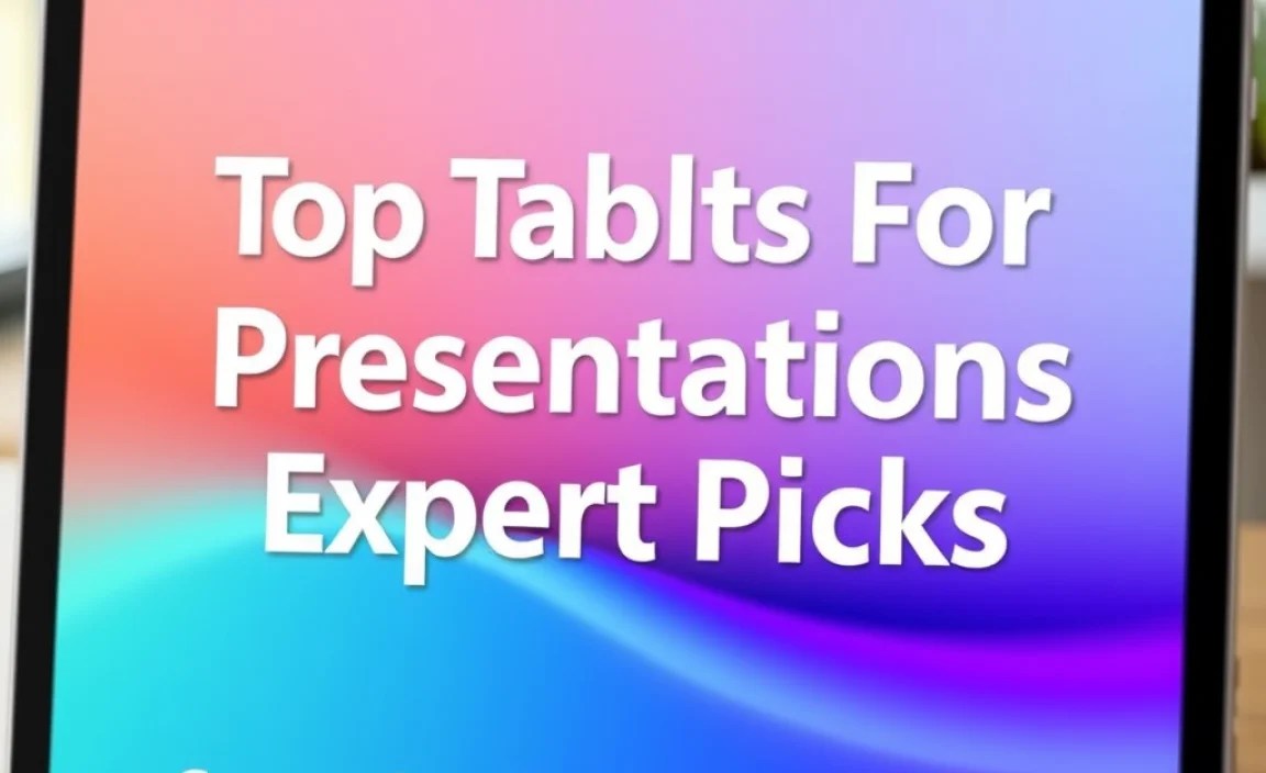 Comparing Key Features for Presentation Tablets