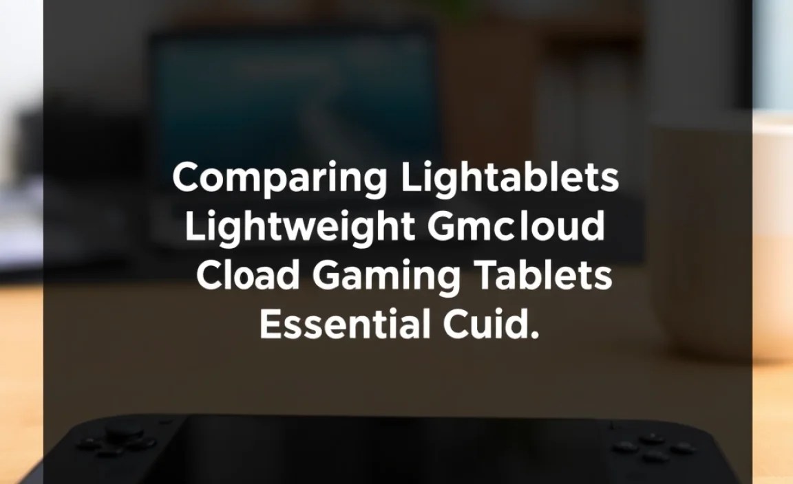 Comparing Lightweight Cloud Gaming Tablets