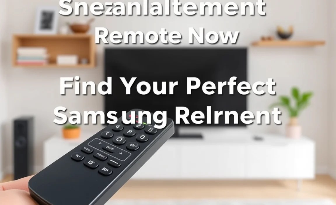 Comparing Popular Replacement Remotes for Samsung