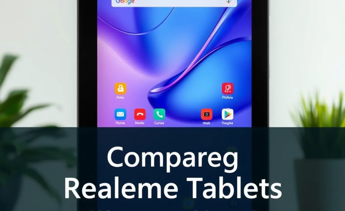 Comparing Realme Tablets