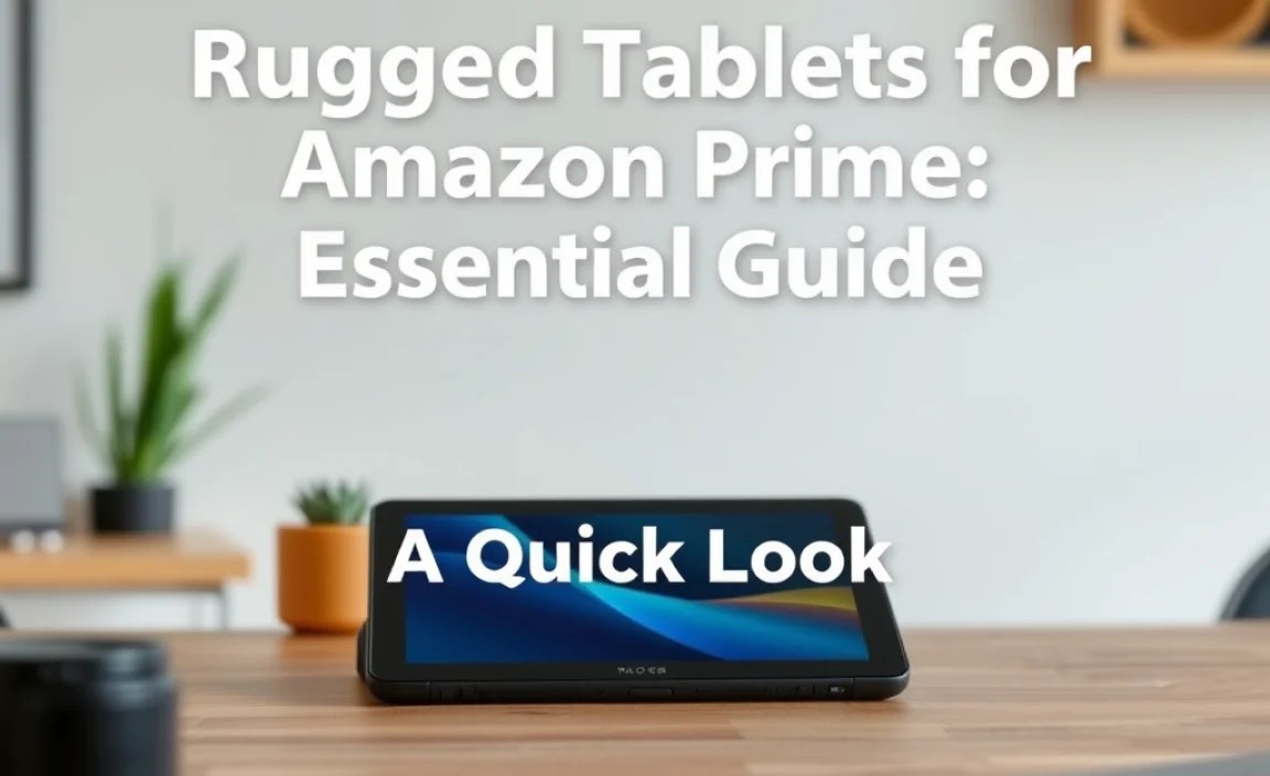 Comparing Rugged Tablets: A Quick Look