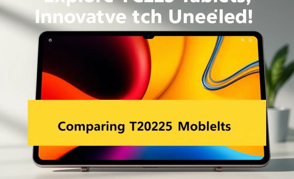 Comparing TCL 2025 Tablet Models
