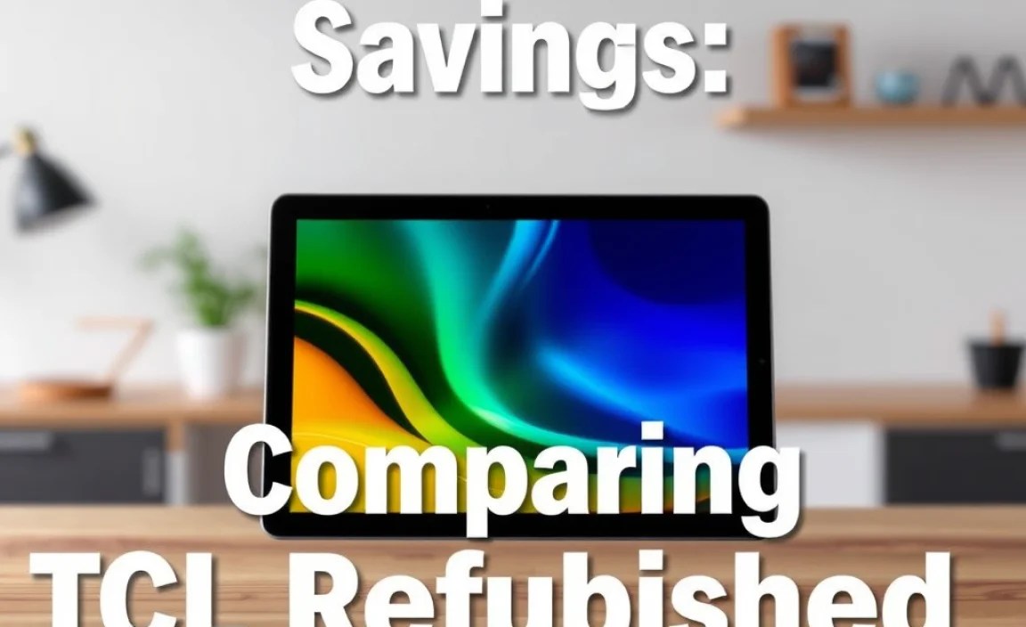 Comparing TCL Refurbished Tablets