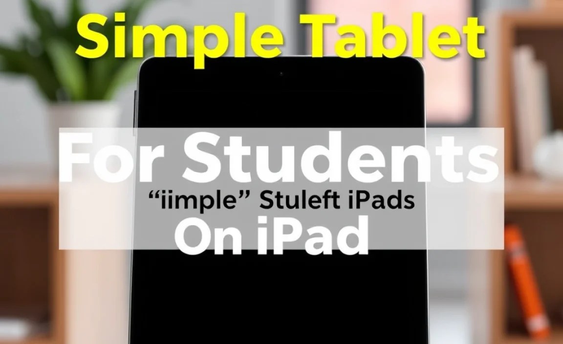Comparing the “Simple” Student iPads