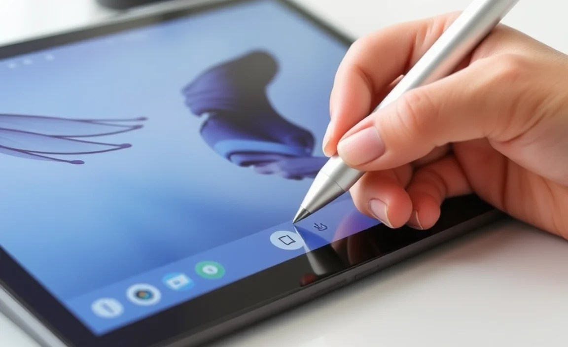 Comparison: Dragon Touch Max10 Stylus vs. Finger Input