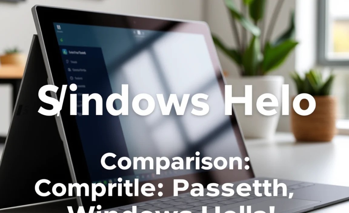 Comparison: Passwords vs. Windows Hello