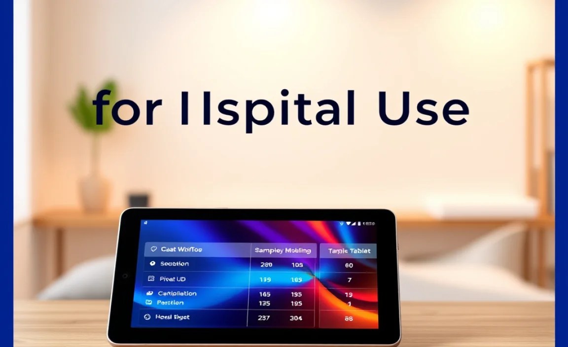 Comparison Table: Sample Budget Tablets