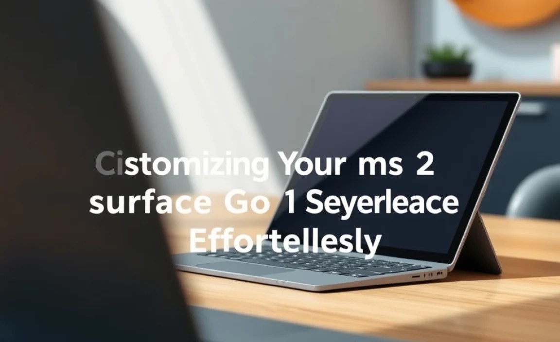 Customizing Your Surface Go 2 Experience