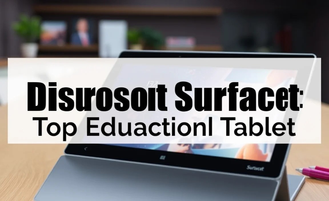 Discover Microsoft Surface: Top Educational Tablet