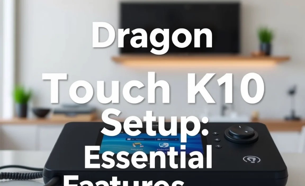 Dragon Touch K10 Setup: Essential Features Guide