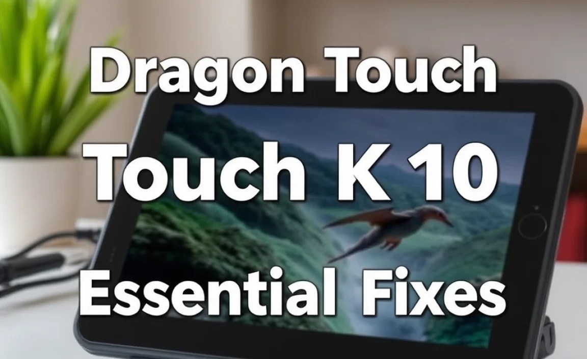 Dragon Touch K10 Tablet Charging: Essential Fixes