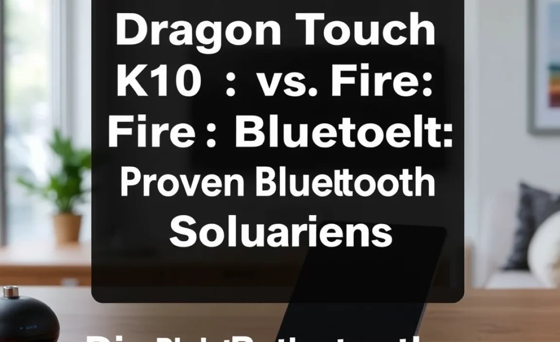 Dragon Touch K10 vs. Fire Tablet: Direct Bluetooth Comparison
