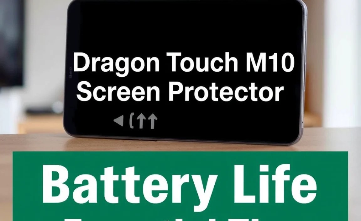 Dragon Touch M10 Screen Protector Battery Life: Essential Tips